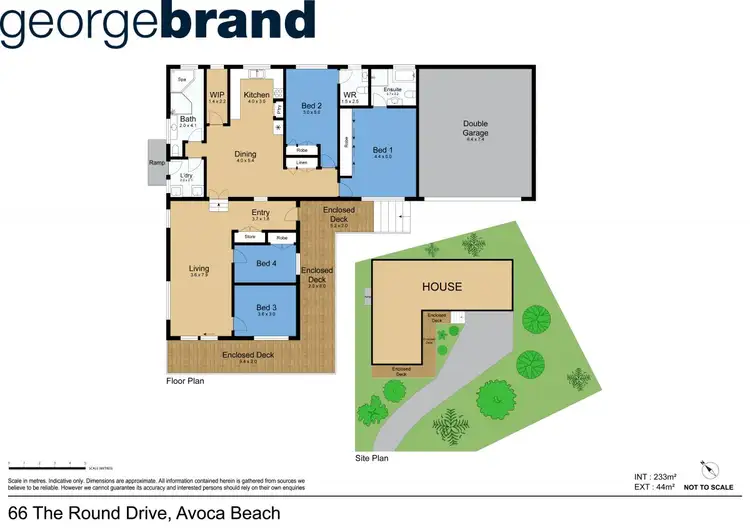 Floorplan of Homely house listing, 66 The Round Drive, Avoca Beach NSW 2251
