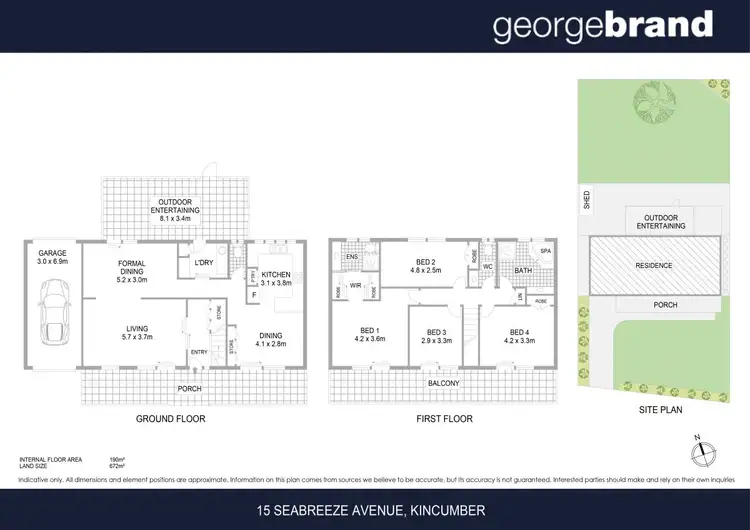 Floorplan of Homely house listing, 15 Seabreeze Avenue, Kincumber NSW 2251