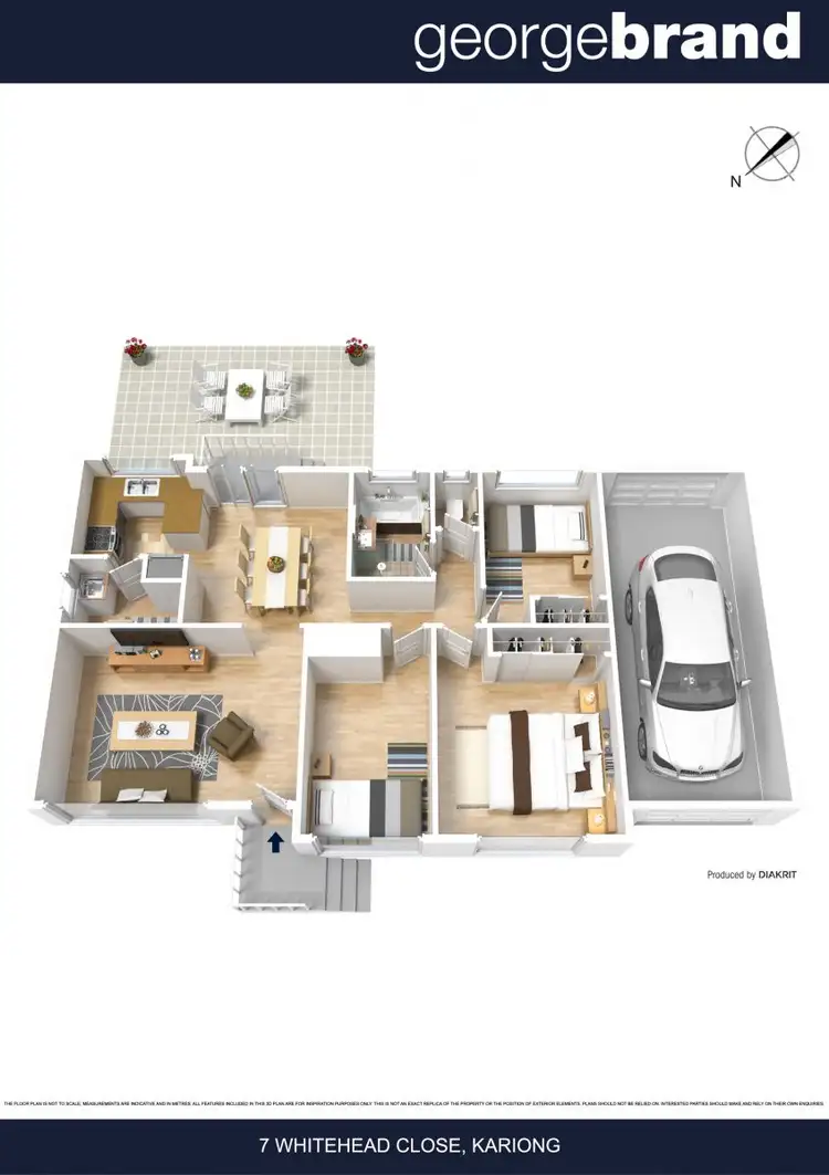 Floorplan of Homely house listing, 7 Whitehead Close, Kariong NSW 2250