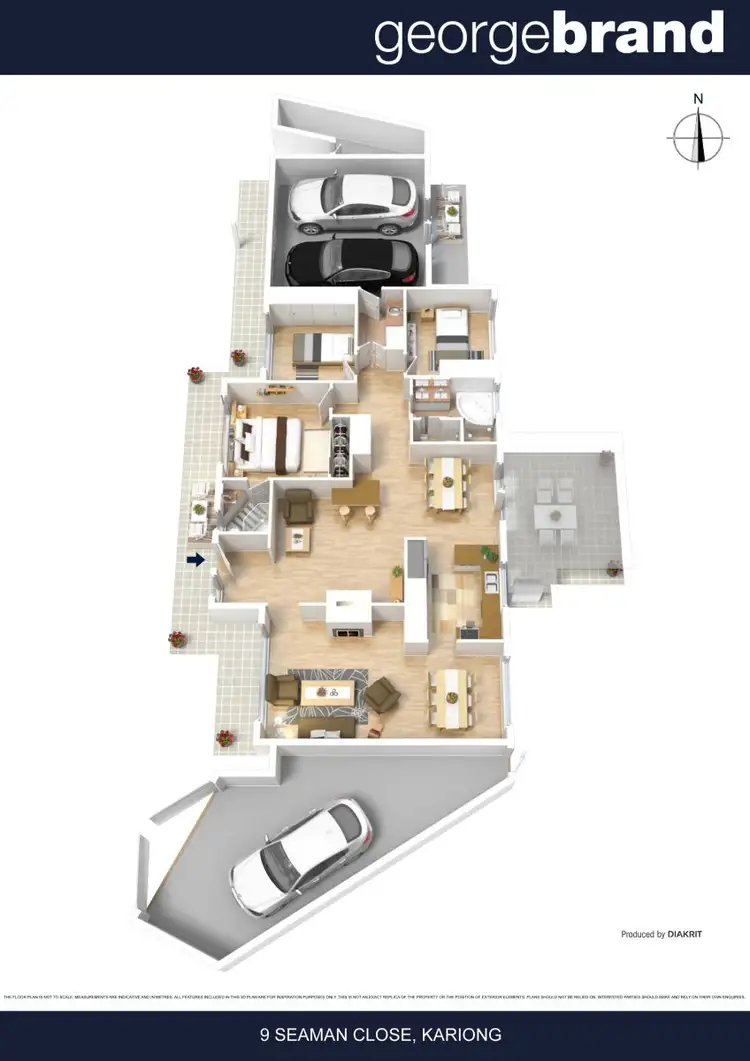 Floorplan of Homely house listing, 9 Seaman Close, Kariong NSW 2250