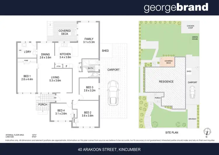 Floorplan of Homely house listing, 40 Arakoon Street, Kincumber NSW 2251