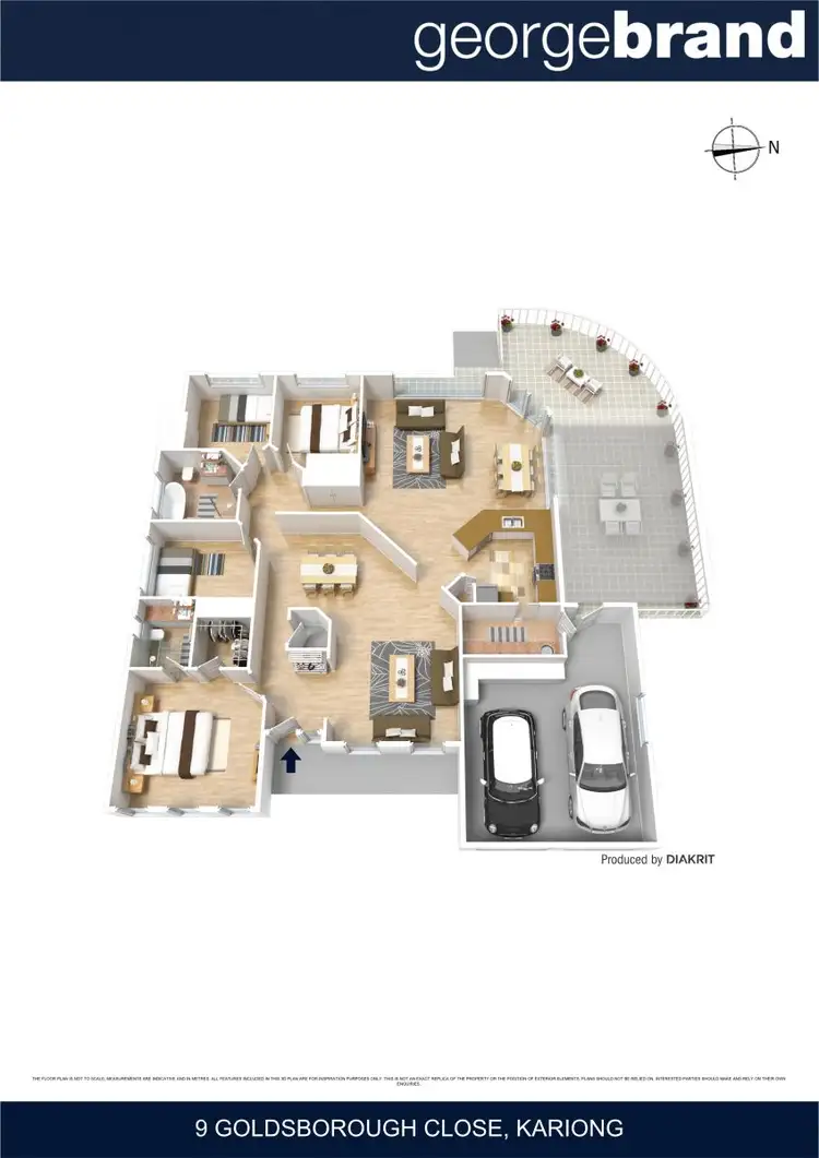 Floorplan of Homely house listing, 9 Goldsborough Close, Kariong NSW 2250