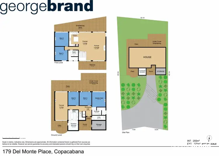 Floorplan of Homely house listing, 179 Del Monte Place, Copacabana NSW 2251