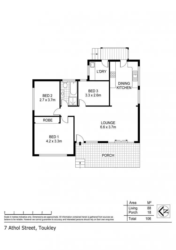 Floorplan of Homely house listing, 7 Athol Street, Toukley NSW 2263