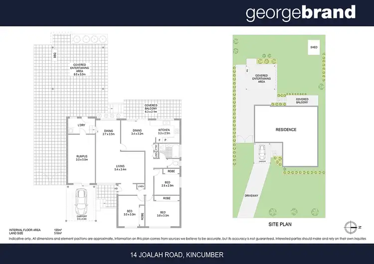 Floorplan of Homely house listing, 14 Joalah Road, Kincumber NSW 2251