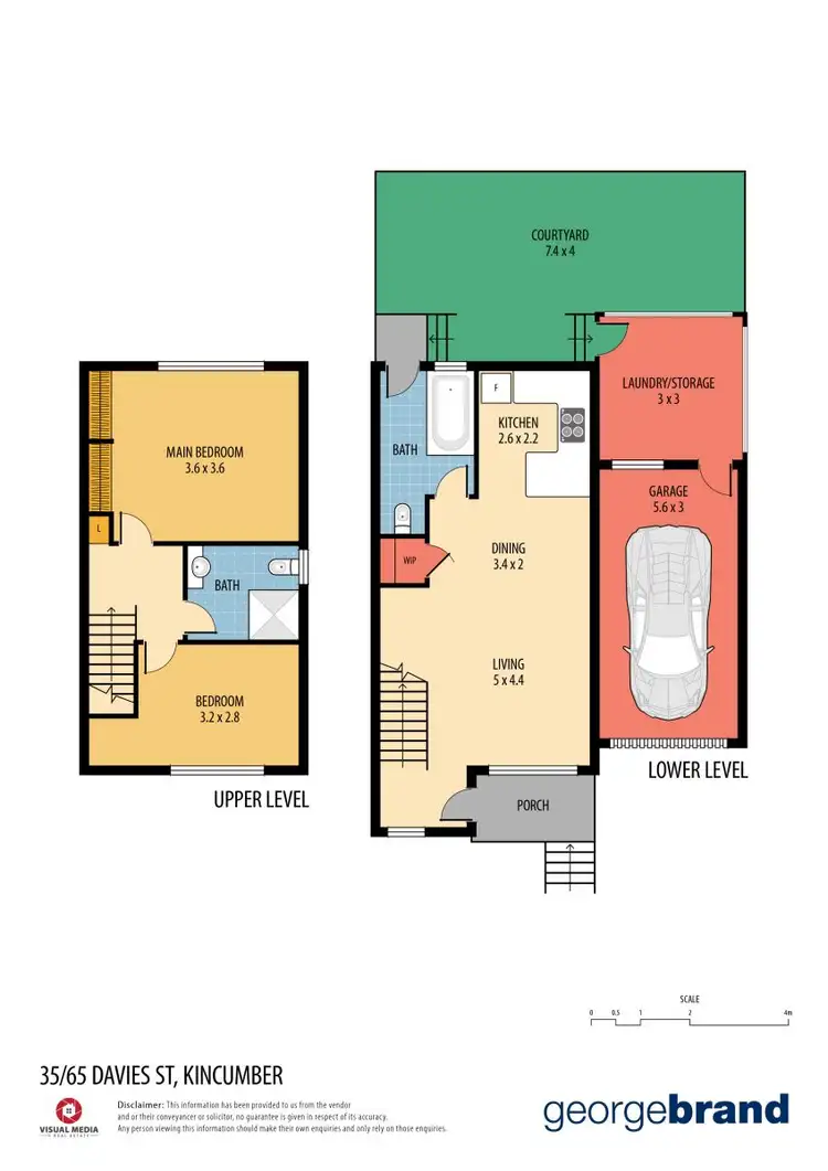 Floorplan of Homely townhouse listing, 35/65 Davies Street, Kincumber NSW 2251