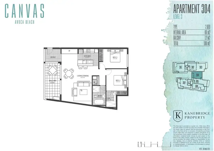 Floorplan of Homely unit listing, 304/14 Cape Three Points Rd, Avoca Beach NSW 2251