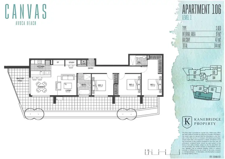 Floorplan of Homely unit listing, 106/14-18 Cape Three Points Rd, Avoca Beach NSW 2251