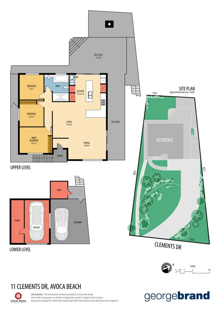 Floorplan of Homely house listing, 11 Clements Drive, Avoca Beach NSW 2251