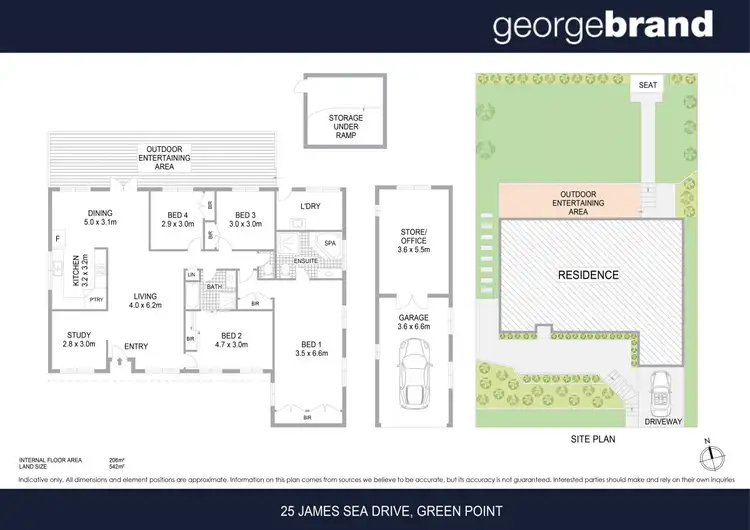 Floorplan of Homely house listing, 25 James Sea Drive, Green Point NSW 2251