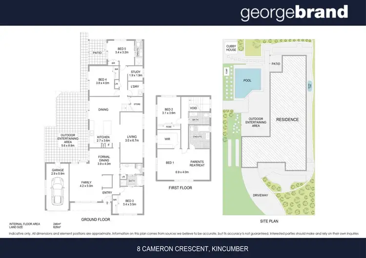 Floorplan of Homely house listing, 8 Cameron Crescent, Kincumber NSW 2251