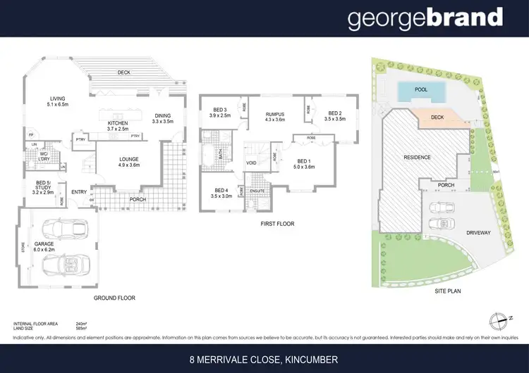 Floorplan of Homely house listing, 8 Merrivale Close, Kincumber NSW 2251