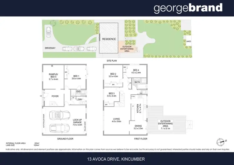 Floorplan of Homely house listing, 13 Avoca Drive, Kincumber NSW 2251