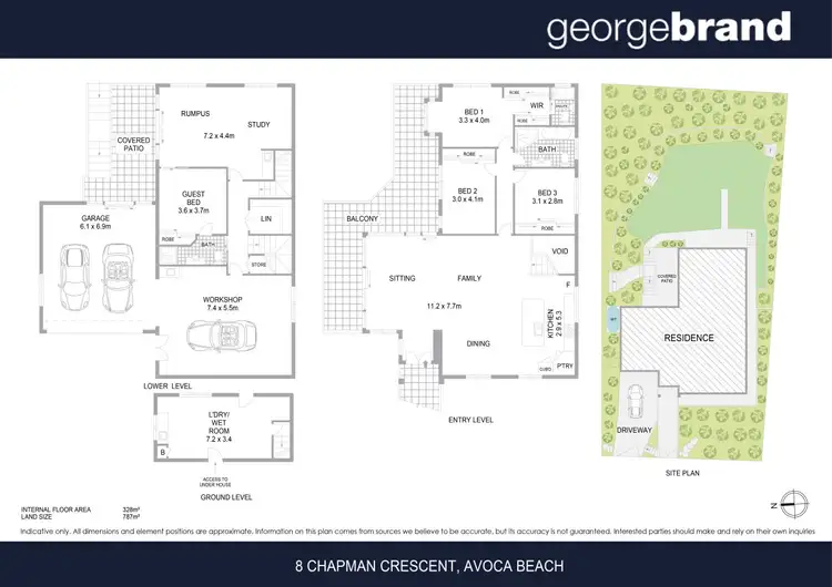 Floorplan of Homely house listing, 8 Chapman Cr, Avoca Beach NSW 2251