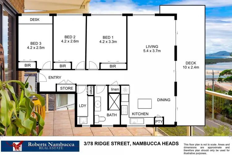 Floorplan of Homely unit listing, 3/78 Ridge St, Nambucca Heads NSW 2448