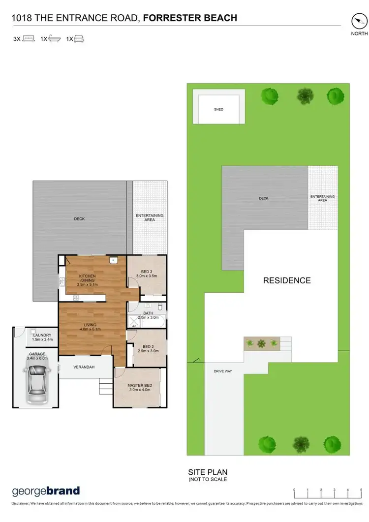 Floorplan of Homely house listing, 1018 The Entrance Road, Forresters Beach NSW 2260