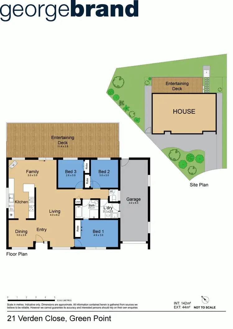 Floorplan of Homely house listing, 21 Verden Close, Green Point NSW 2251