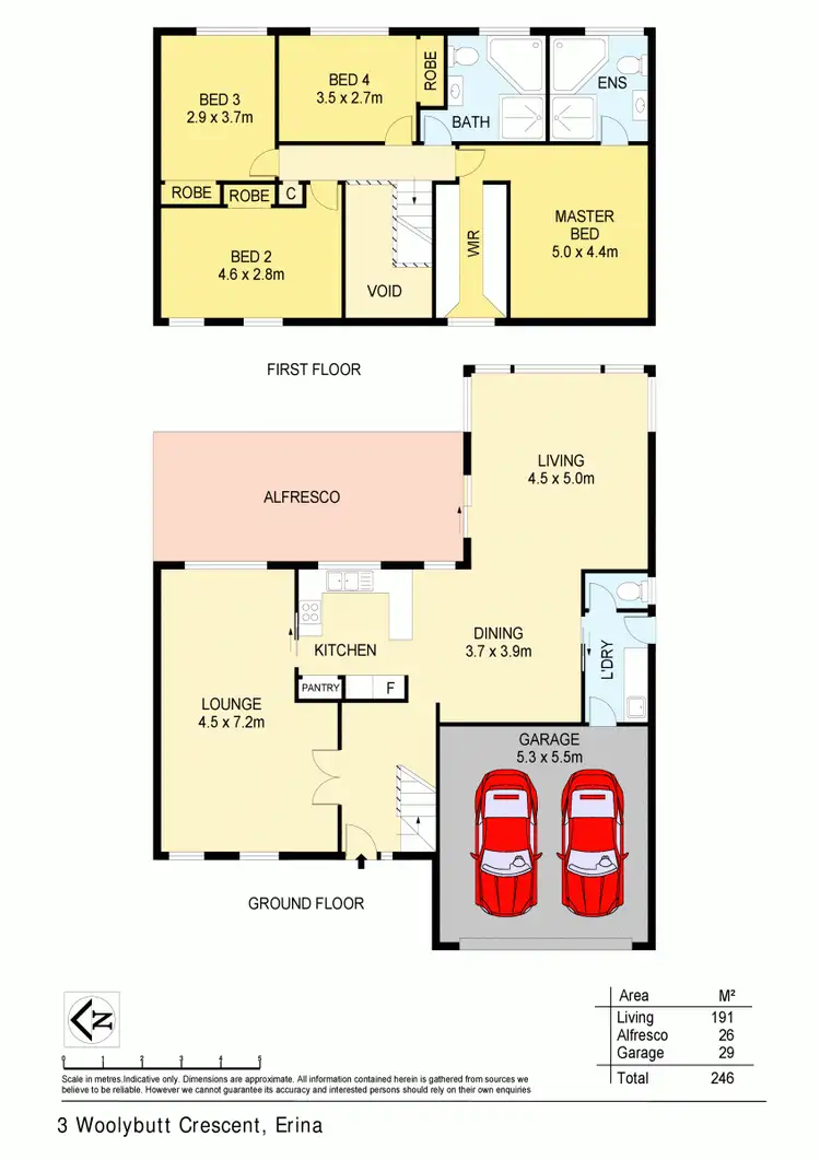 Floorplan of Homely house listing, 3 Woolybutt Crescent, Erina NSW 2250