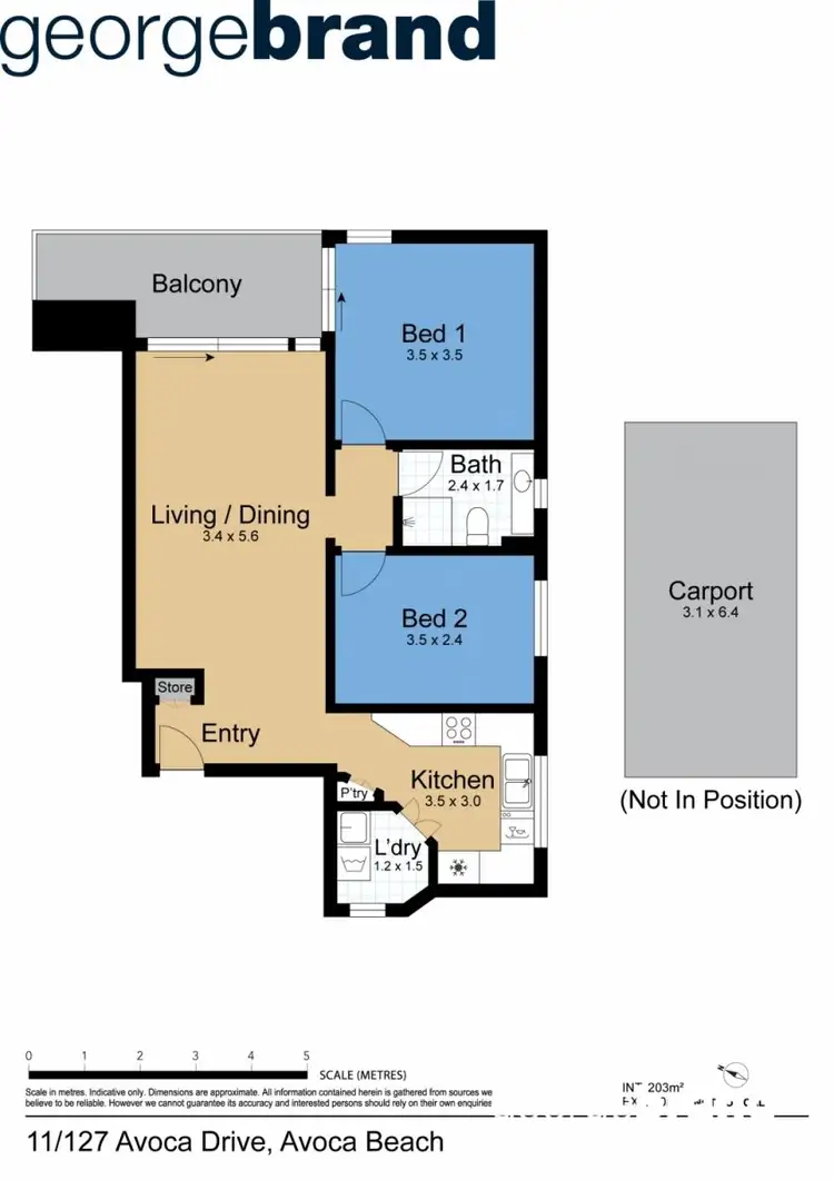 Floorplan of Homely unit listing, 11/127 Avoca Drive, Avoca Beach NSW 2251