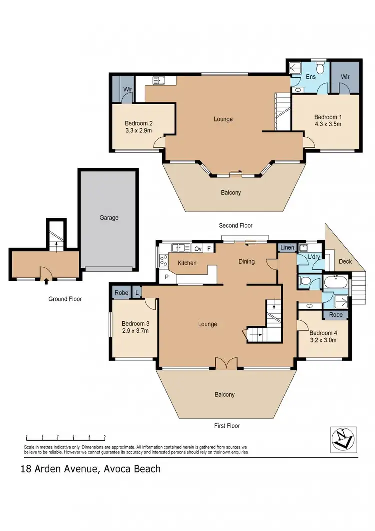 Floorplan of Homely house listing, 18 Arden Avenue, Avoca Beach NSW 2251