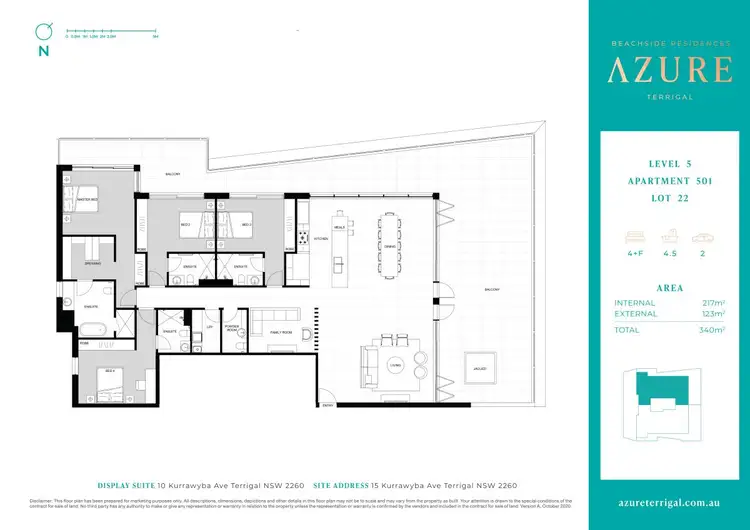 Floorplan of Homely unit listing, 501/15 Kurrawyba Avenue, Terrigal NSW 2260