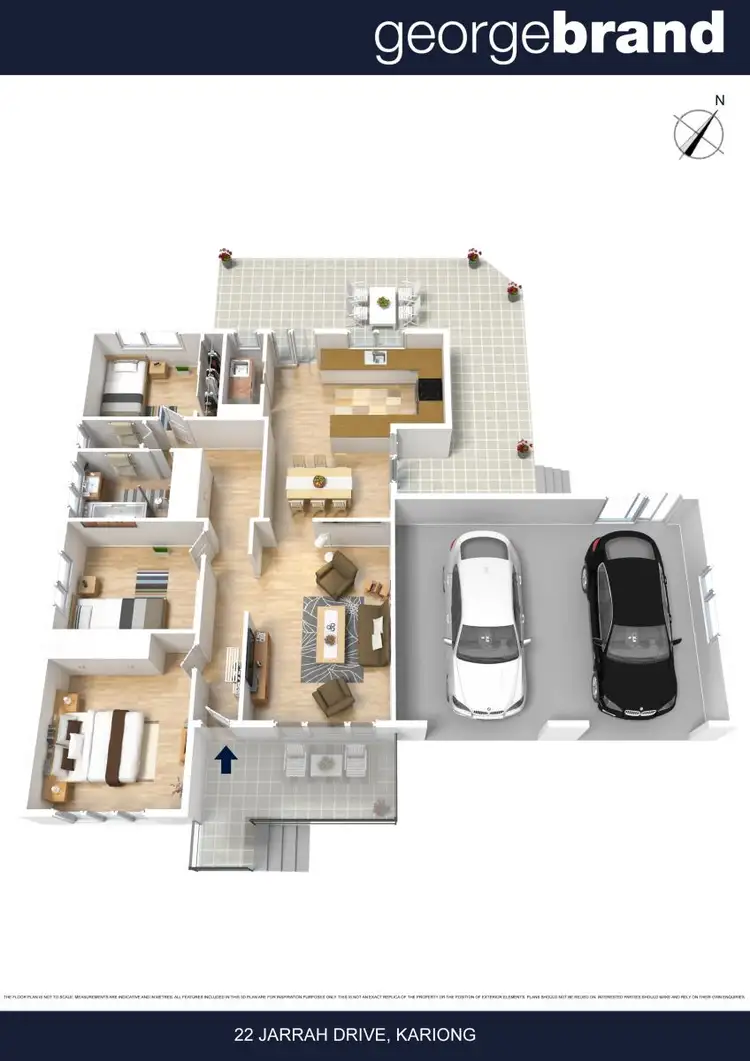 Floorplan of Homely house listing, 22 Jarrah Drive, Kariong NSW 2250