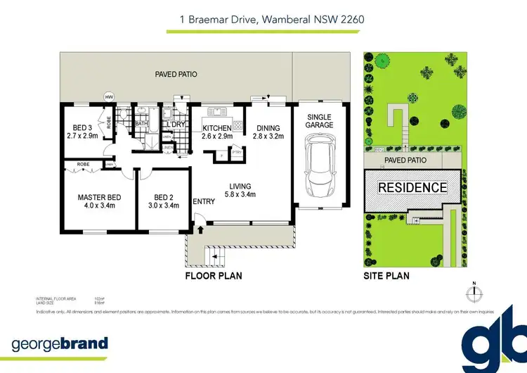 Floorplan of Homely house listing, 1 Braemar Drive, Wamberal NSW 2260