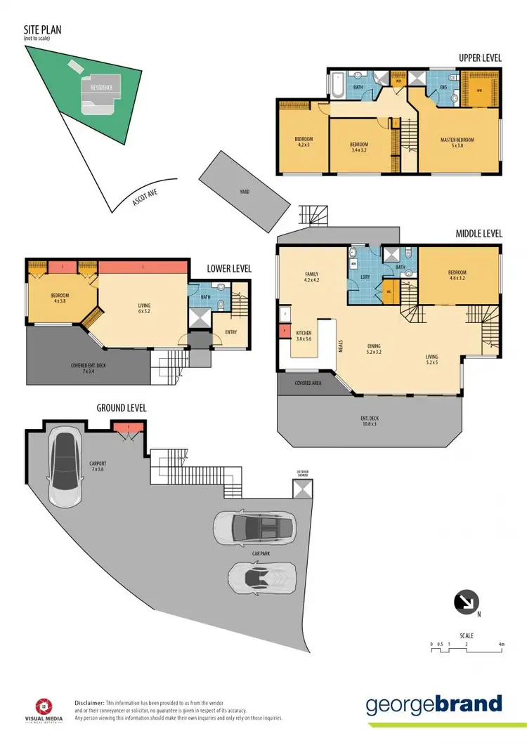 Floorplan of Homely house listing, 45c Ascot Avenue, Avoca Beach NSW 2251