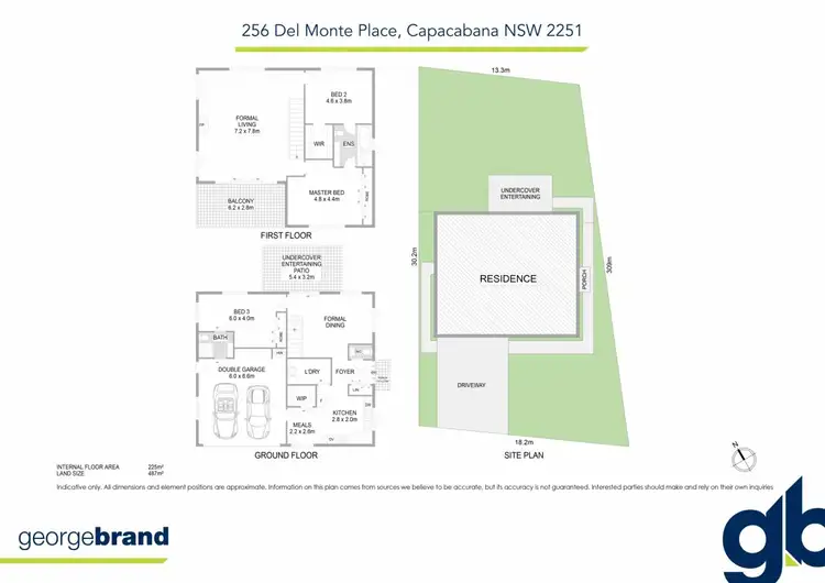 Floorplan of Homely house listing, 256 Del Monte Place, Copacabana NSW 2251