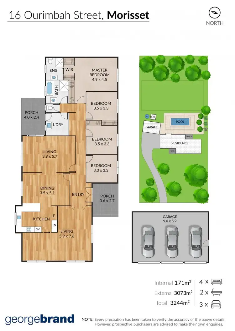 Floorplan of Homely house listing, 16 Ourimbah Street, Morisset NSW 2264