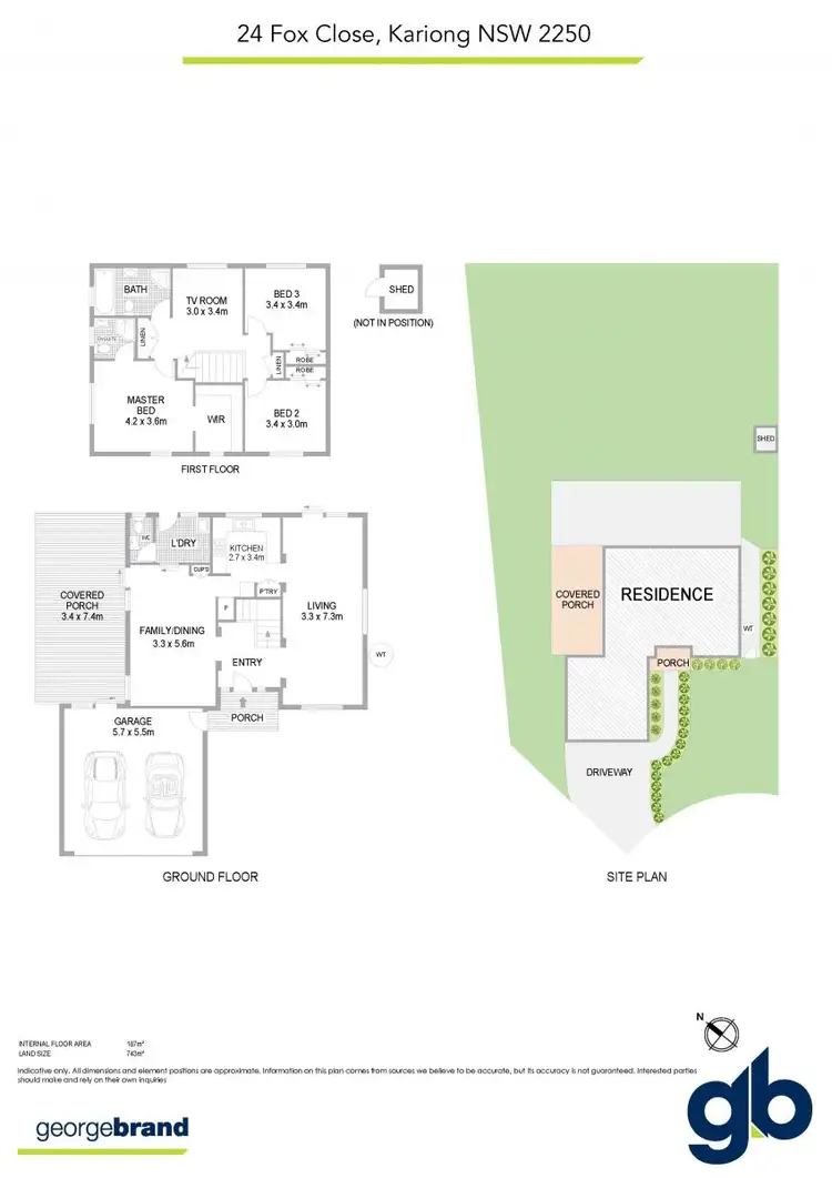 Floorplan of Homely house listing, 24 Fox Close, Kariong NSW 2250