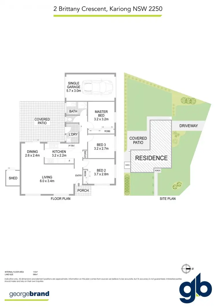 Floorplan of Homely house listing, 2 Brittany Crescent, Kariong NSW 2250