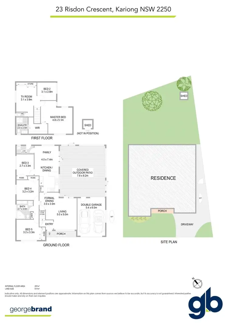 Floorplan of Homely house listing, 23 Risdon Crescent, Kariong NSW 2250