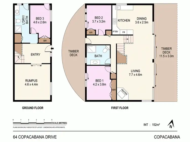 Floorplan of Homely house listing, 64 Copacabana Dr, Copacabana NSW 2251