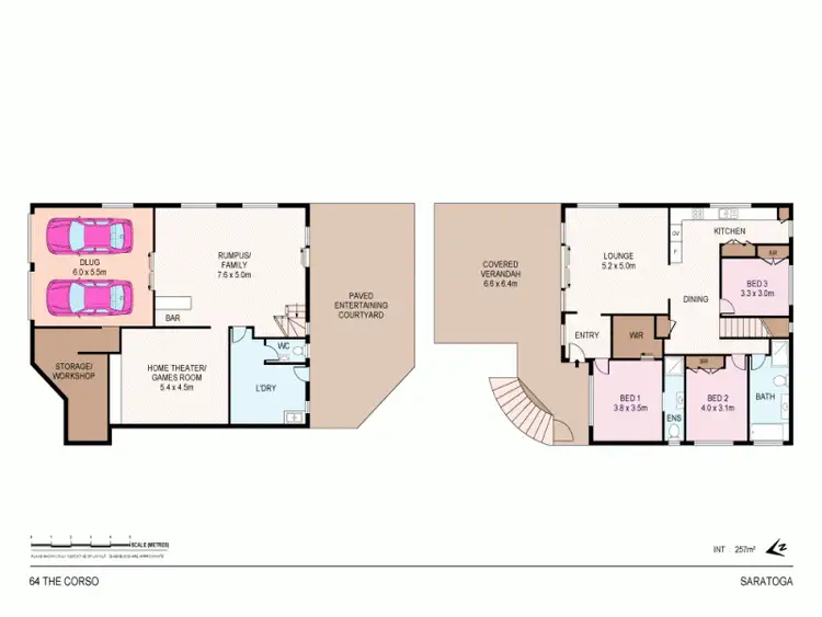 Floorplan of Homely house listing, 64 The Corso, Saratoga NSW 2251