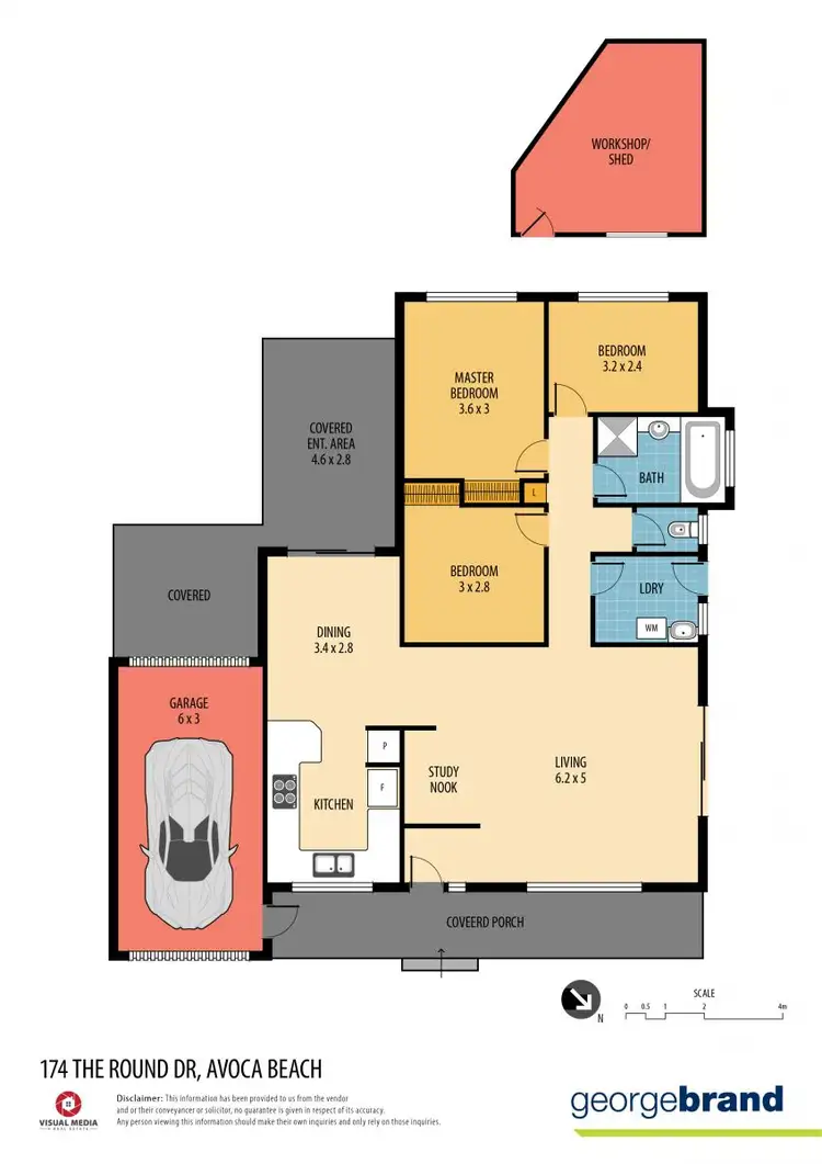 Floorplan of Homely house listing, 174 The Round Drive, Avoca Beach NSW 2251