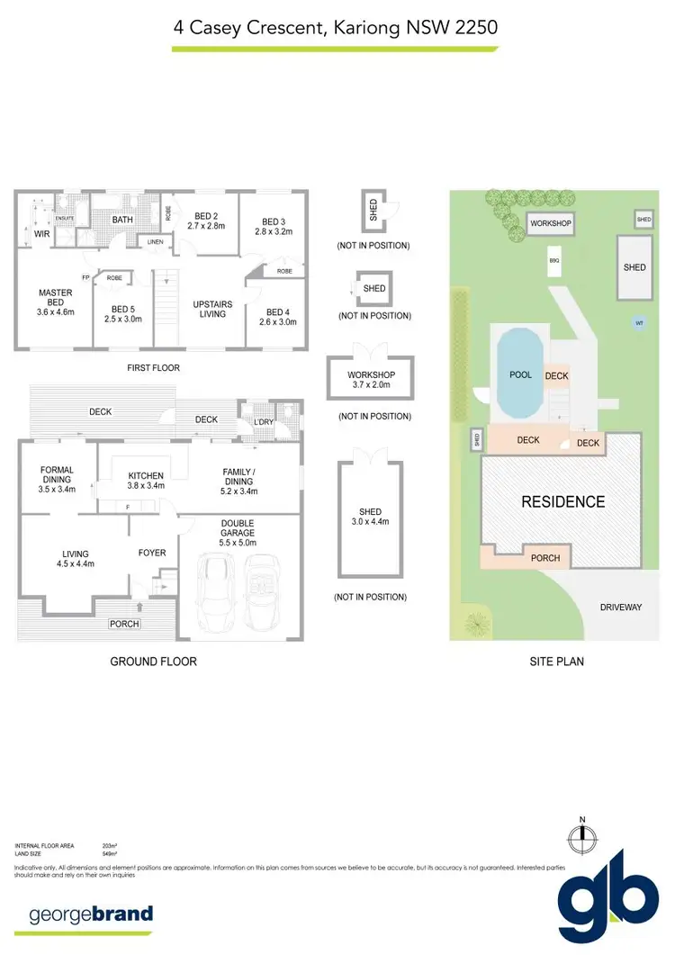 Floorplan of Homely house listing, 4 Casey Crescent, Kariong NSW 2250