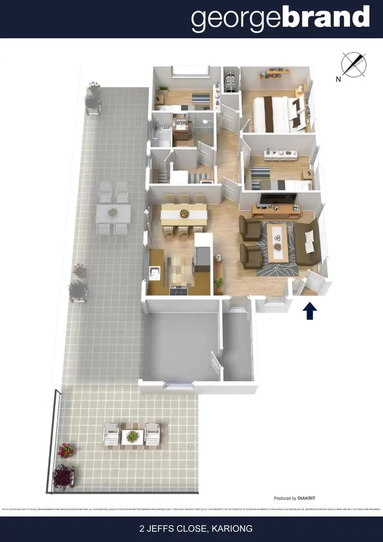 Floorplan of Homely house listing, 135 Langford Drive, Kariong NSW 2250