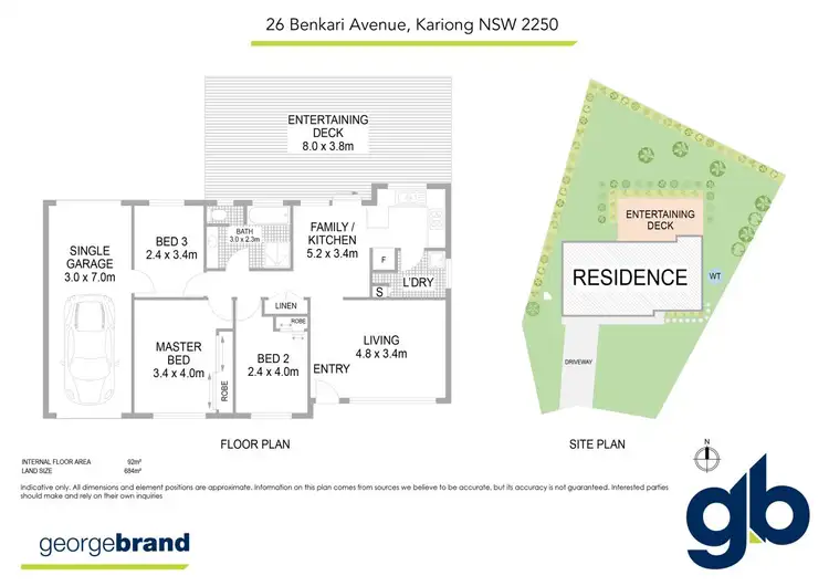 Floorplan of Homely house listing, 26 Benkari Ave, Kariong NSW 2250