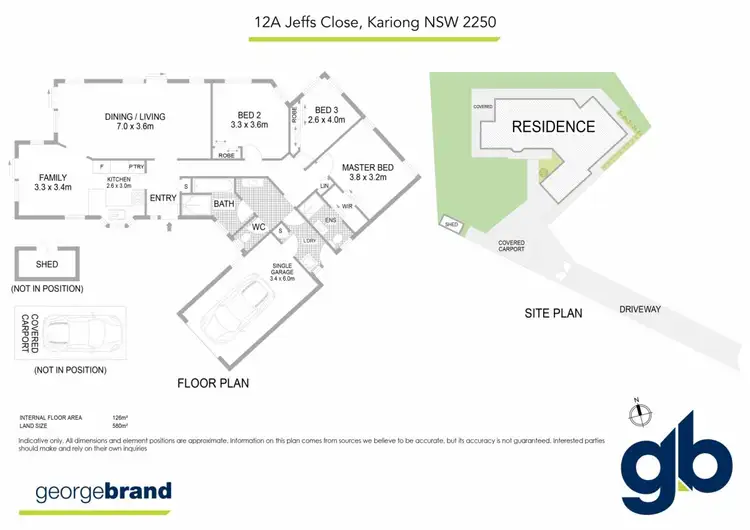 Floorplan of Homely house listing, 12a Jeffs Close, Kariong NSW 2250