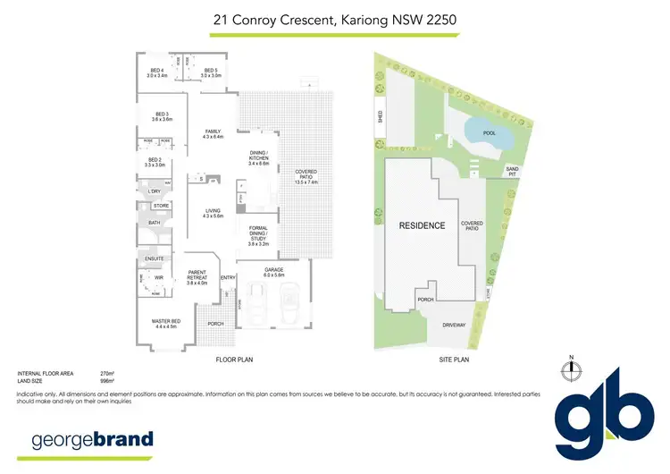 Floorplan of Homely house listing, 21 Conroy Crescent, Kariong NSW 2250