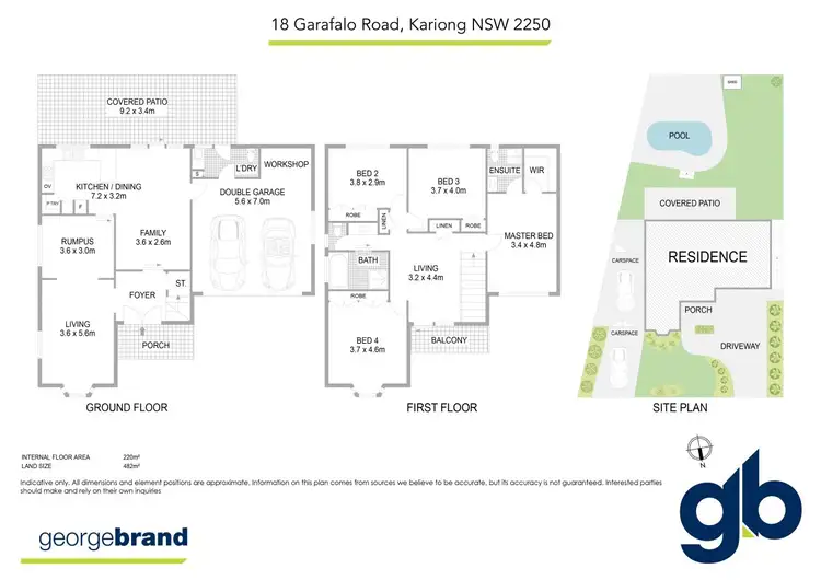 Floorplan of Homely house listing, 18 Garafalo Road, Kariong NSW 2250