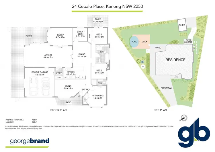 Floorplan of Homely house listing, 24 Cebalo Place, Kariong NSW 2250