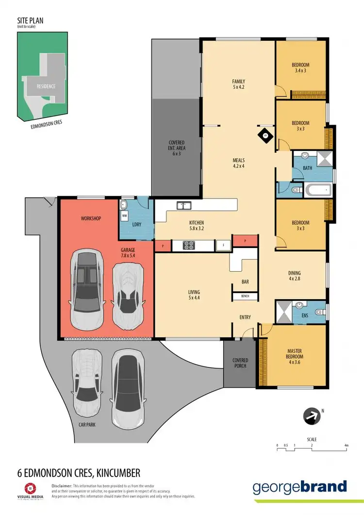 Floorplan of Homely house listing, 6 Edmondson Crescent, Kincumber NSW 2251