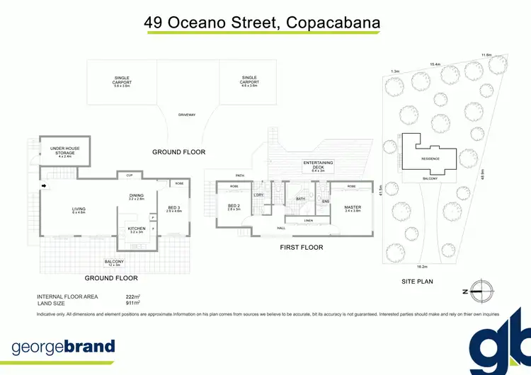 Floorplan of Homely house listing, 49 Oceano Street, Copacabana NSW 2251