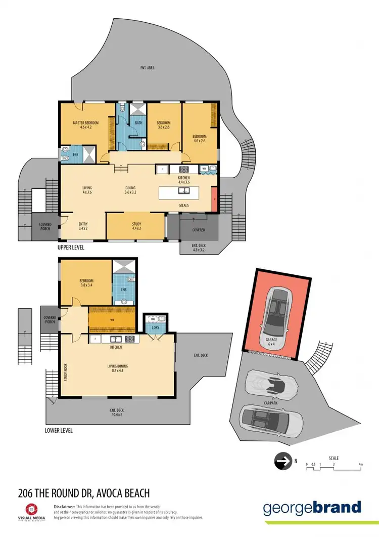 Floorplan of Homely house listing, 206 The Round Drive, Avoca Beach NSW 2251