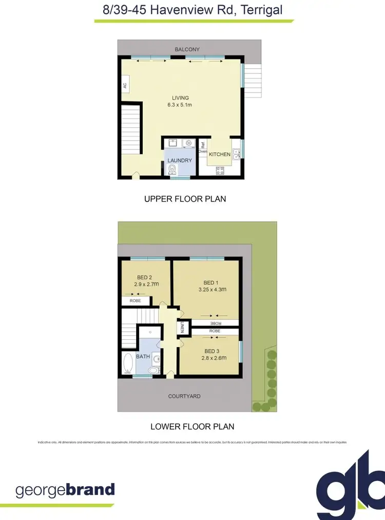 Floorplan of Homely townhouse listing, 8/39-45 Havenview Road, Terrigal NSW 2260