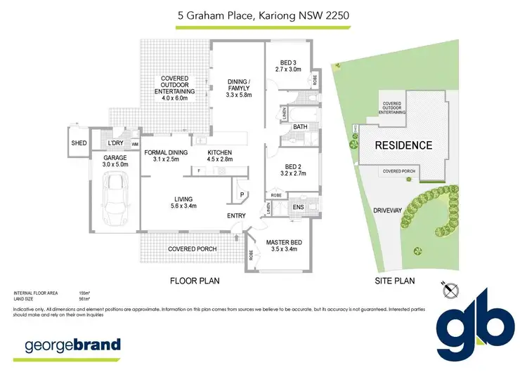 Floorplan of Homely house listing, 5 Graham Place, Kariong NSW 2250