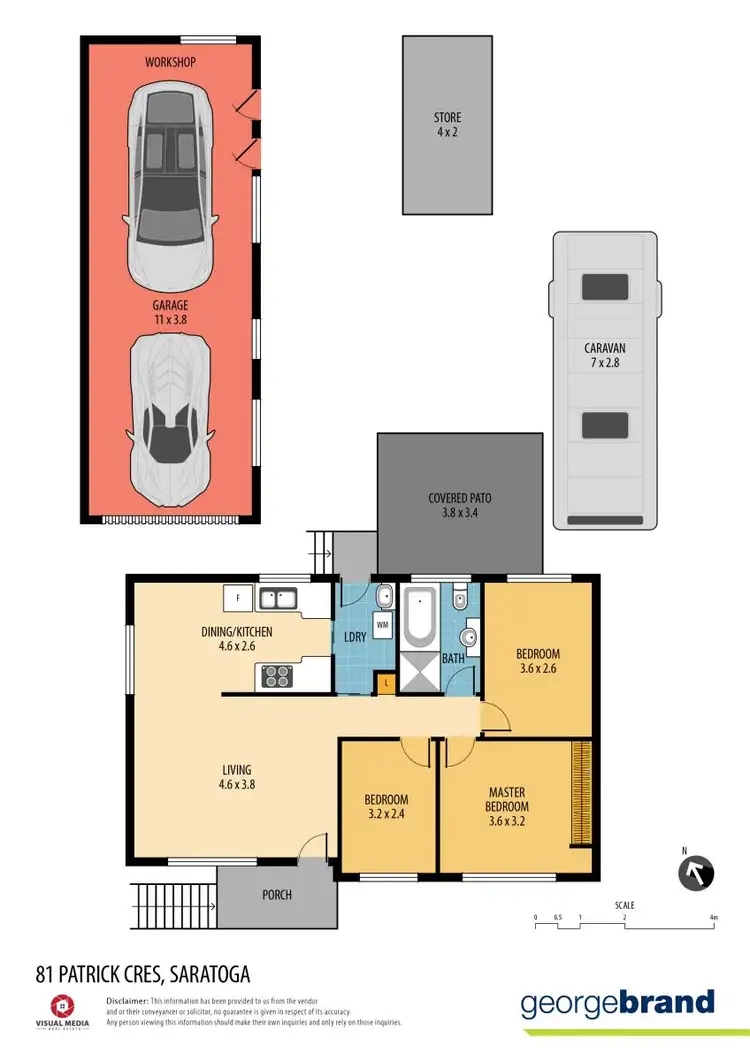 Floorplan of Homely house listing, 81 Patrick Crescent, Saratoga NSW 2251