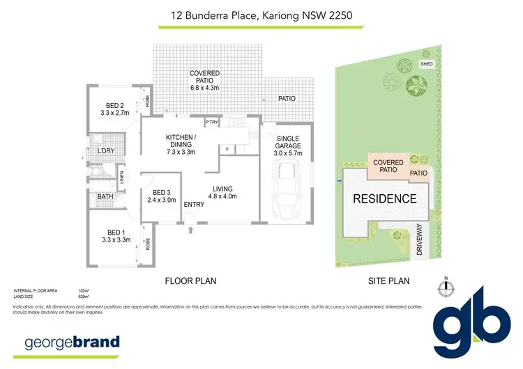 Floorplan of Homely house listing, 12 Bunderra Place, Kariong NSW 2250